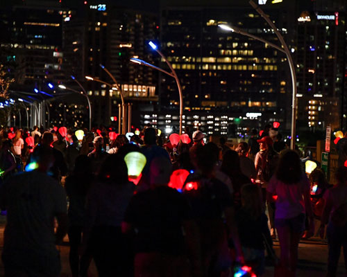 The Leukemia & Lymphoma Society's 2022 Light the Night walk in Dallas
