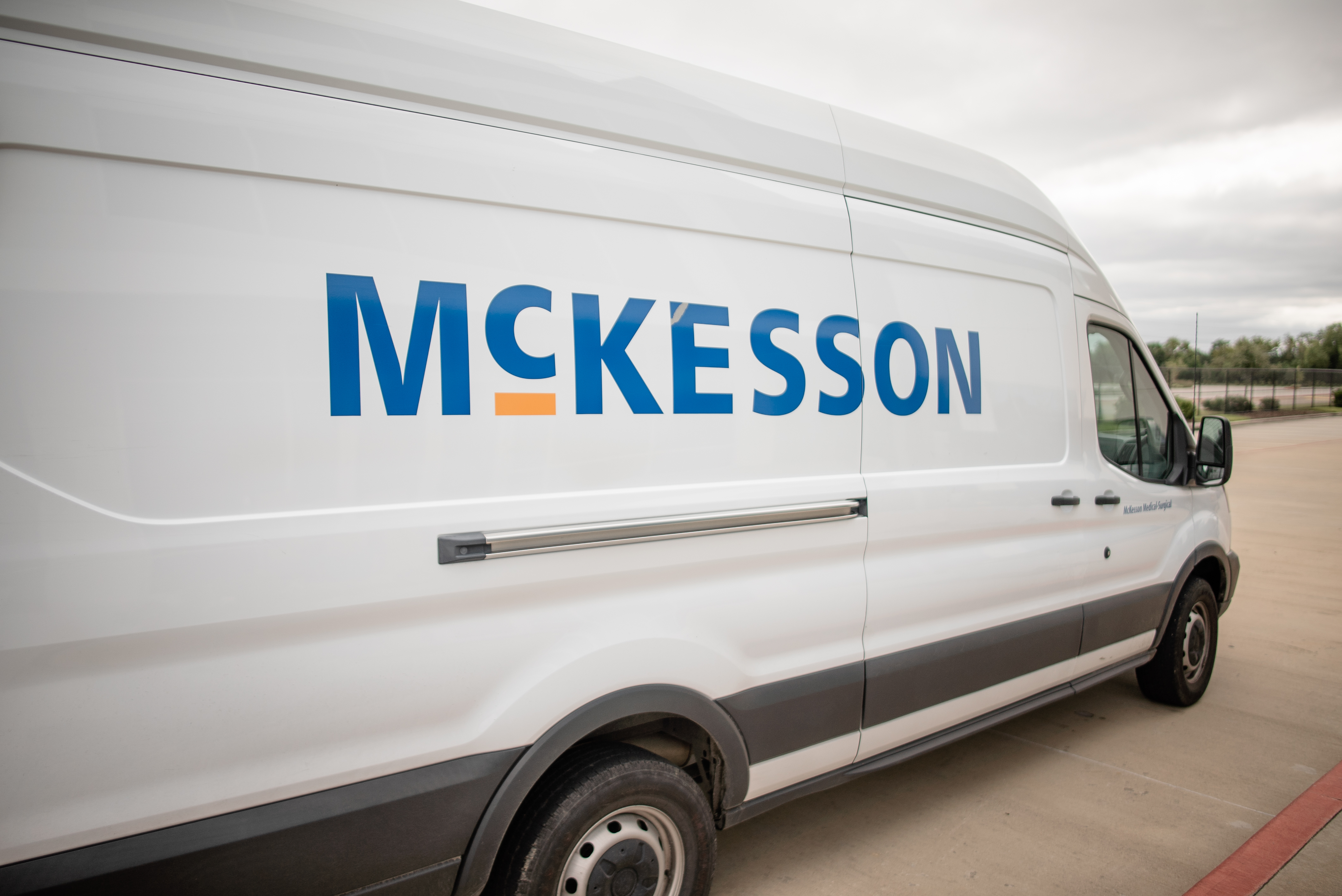 A McKesson delivery van.