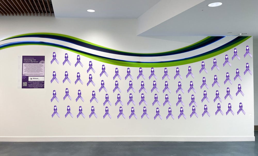 Cancer survivor wall