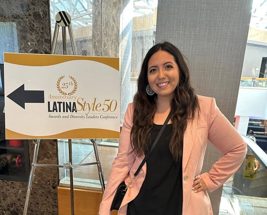 Tanya Rodarte attends a Latina Style 50 conference