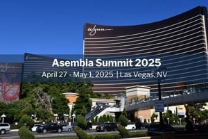 Asembia Summit 2025, April 27–May 1, with the Wynn hotel in Las Vegas in the background.